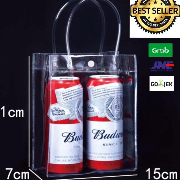 

♗ (MEWAH) Tas Mika PVC S 15x7x21 Tas Plastik Transparan Goodie Bag Plastic Bag Souvenir Hampers ☂