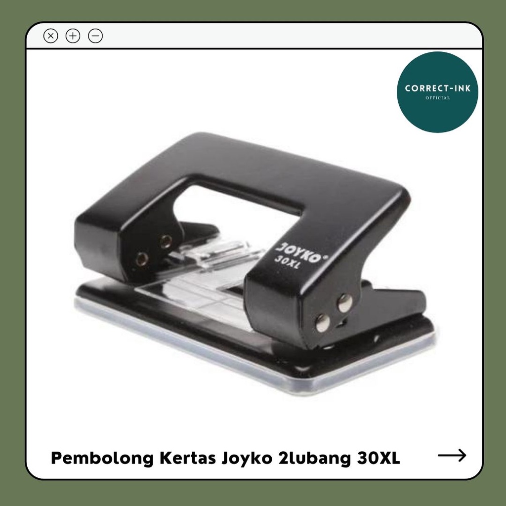 

Pembolong Kertas Joyko / Joyko Punch 30XL