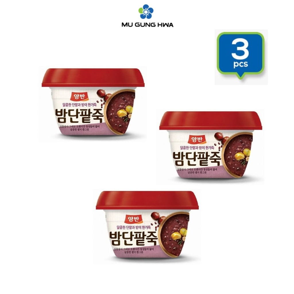 

Dongwon Sweet Red Bean & Chestnut Porridge - 285g - 3Pcs