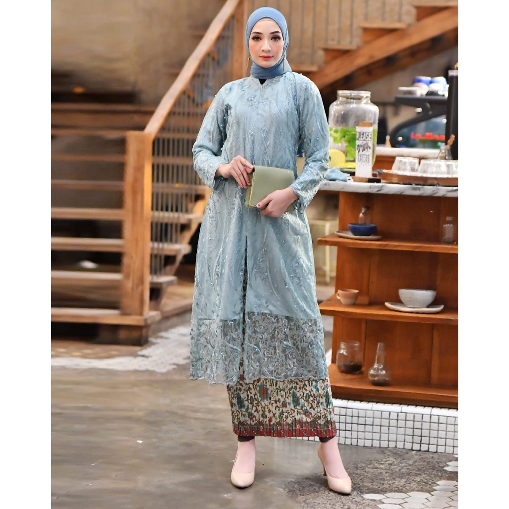 Permata Olshop / Kebaya Tunik Busui Ai Nasyef / Kebaya Pesta Kondangan / Kebaya Wisuda