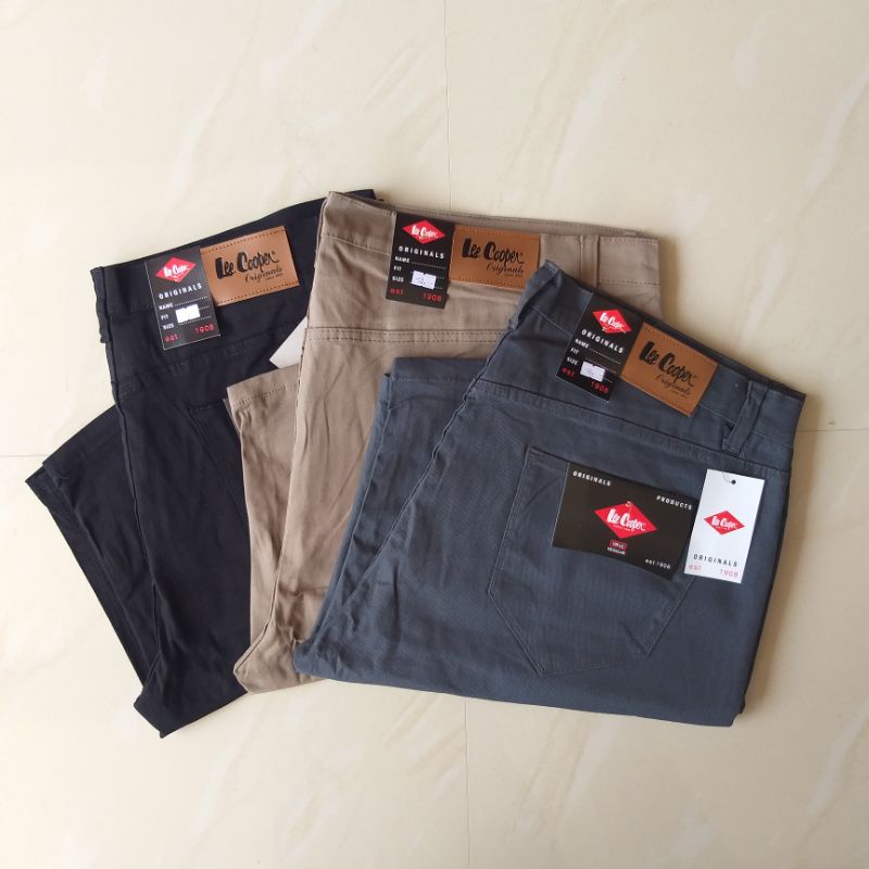 Celana Chinos Pendek Jumbo Pria size 40 - 52