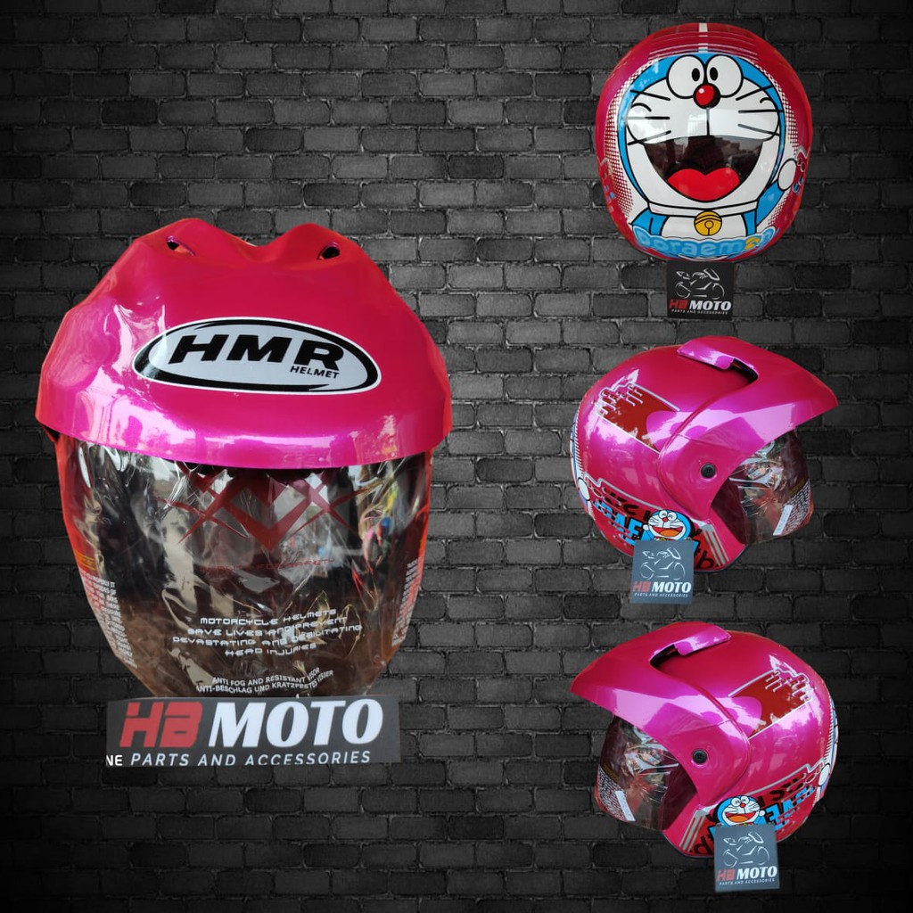 Helm HMR Pluto Motif HMRMF1PE / Helm SNI / Helm Half Face / Helm Cewe / Helm Kartun / Safety Helmet