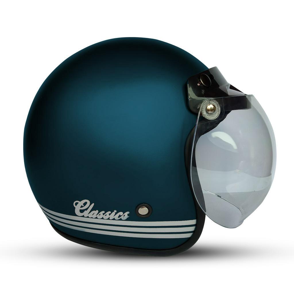 Helm Bogo Classic Full Leher / Helm Untuk Pria Dan Wanita Dewasa SNI