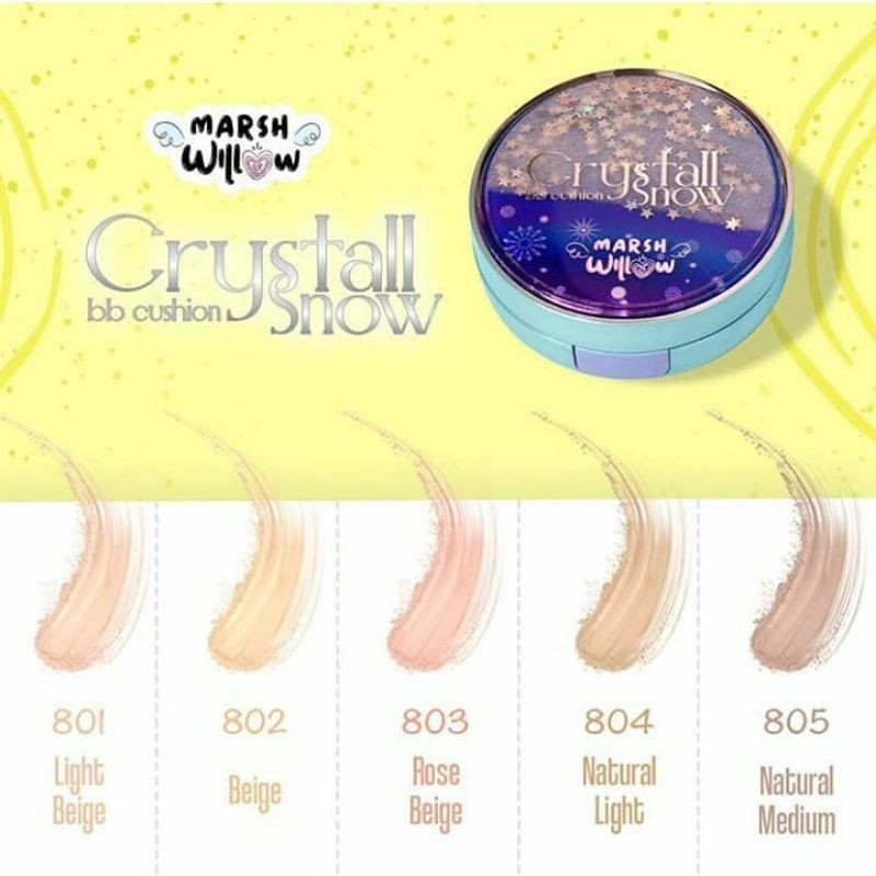 MARSHWILLOW CRYSTALL SNOW BB CUSHION by NATASHA WILONA / BB CUSHION MARSHWILLOW