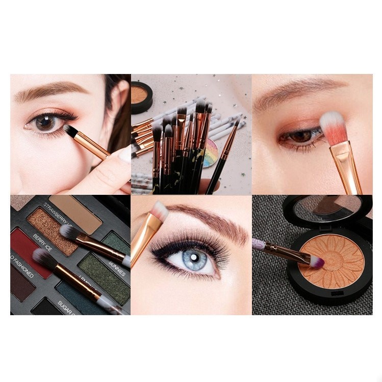 Swopply Kuas SET B Kuas Makeup Set Make Up Brush Kuas Makeup Multifungsi Kuas Concealer Eyeshadow Foundation ISI 10PCS