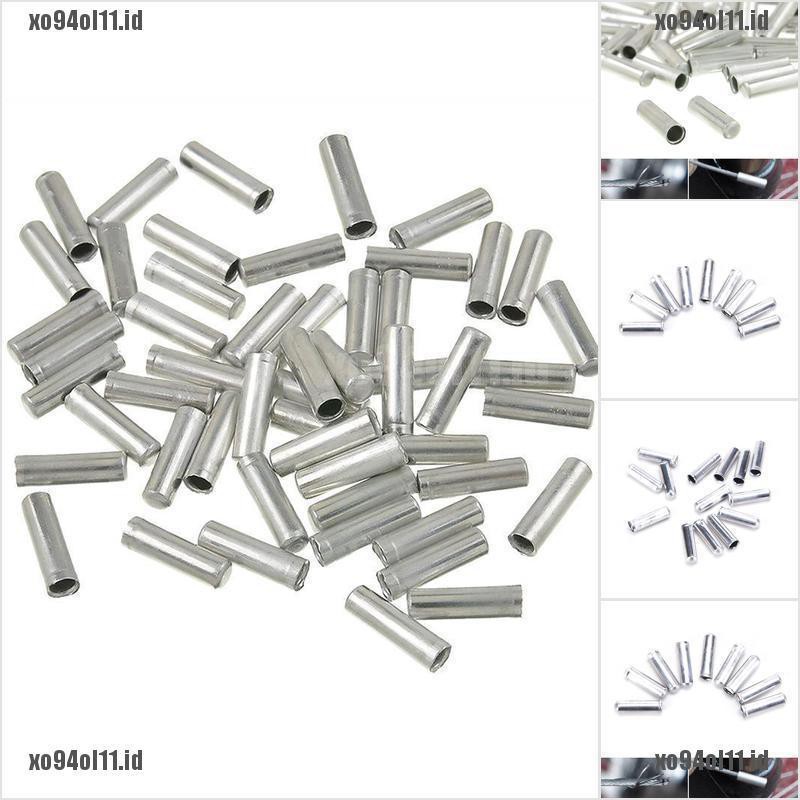 【 XO * COD 100Pcs Penutup Ujung Kabel Rem Sepeda