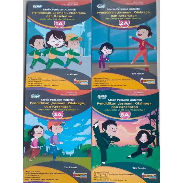 BUKU PJOK MEDIA PENILAIAN AUTENTIK SD/MI TIGA SERANGKAI
