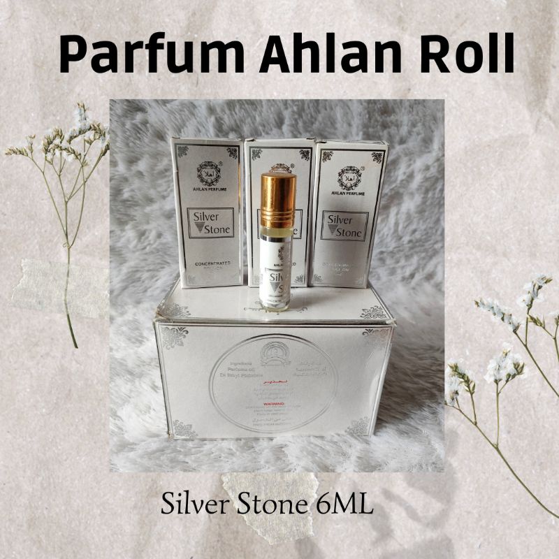 Ahlan Parfum / parfum ahlan silver stone 6ml ori saudi