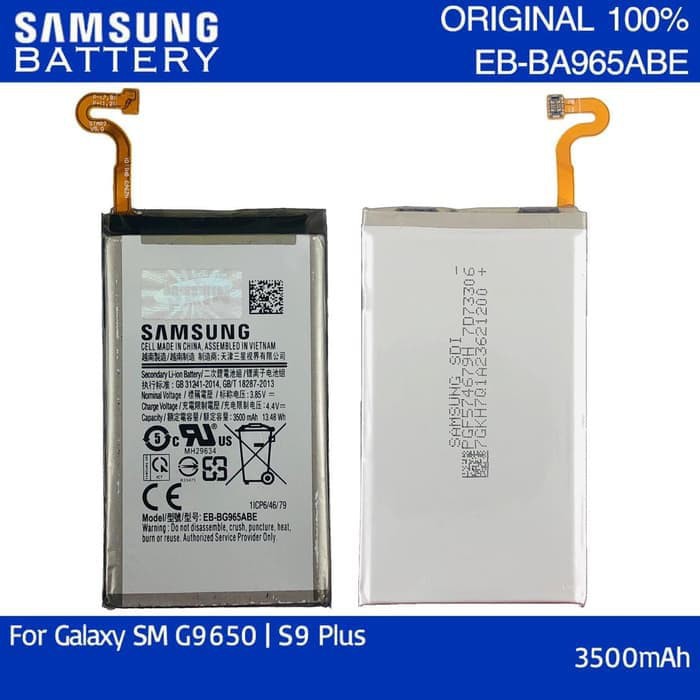 Battery Batre Baterai Mcom Samsung S9 Plus G965 EB-BG965ABE