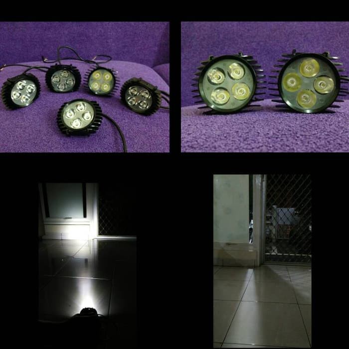 Lampu Sorok/ Tembak Led Cree 20W Fokus Untuk Motor /Mobil