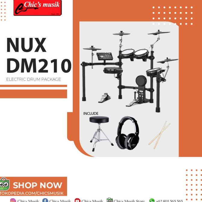 Drum Electric Nux Dm210