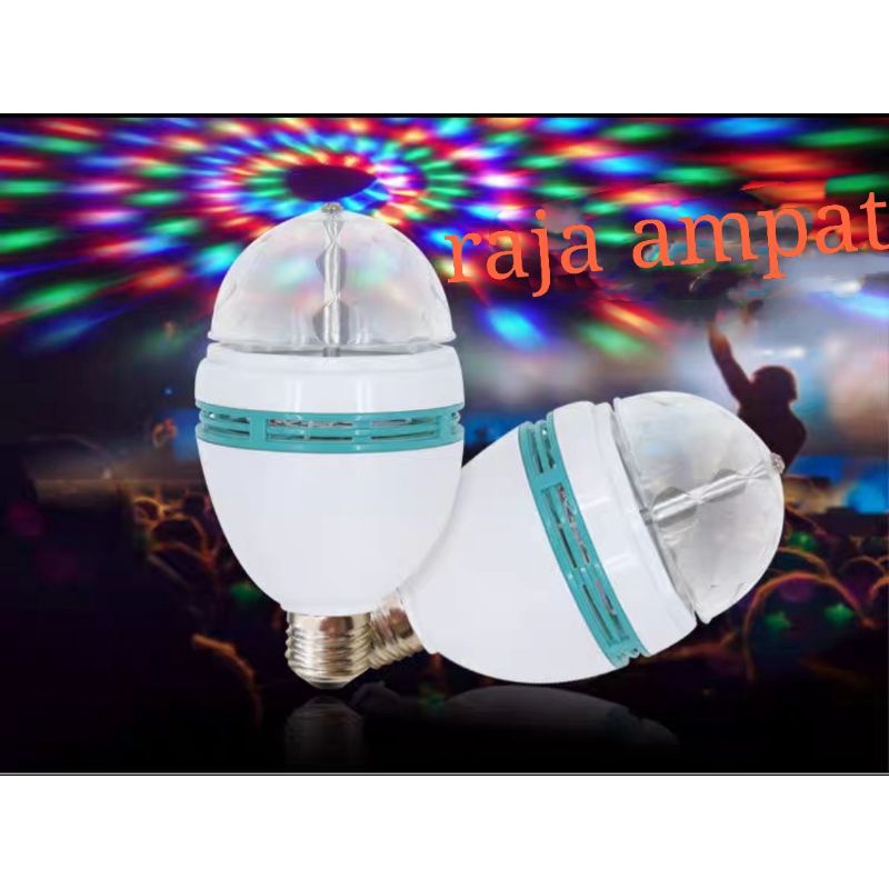 LAMPU MINI PARTY LED LAMPU DISCO LAMPU HIAS RGB 3W COLOUR FULL PROMO