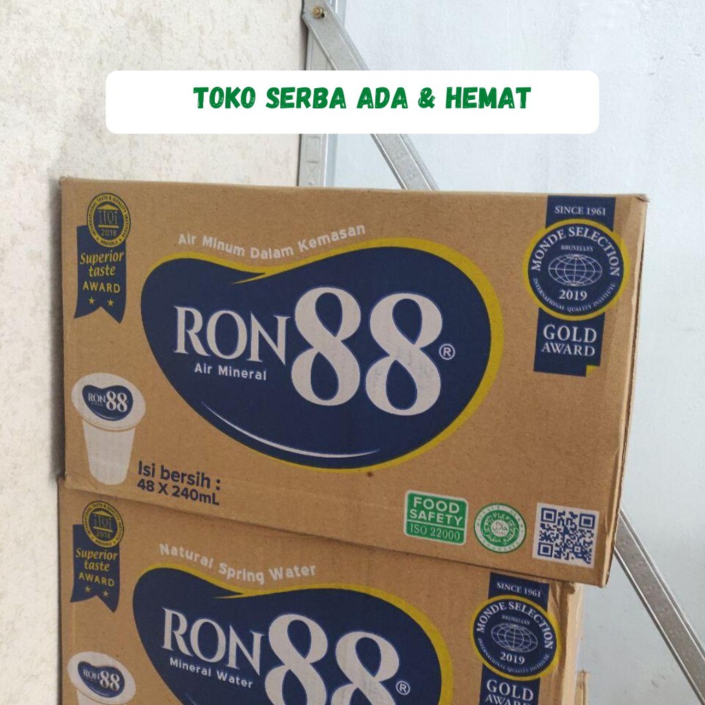 

RON 88 Air Mineral Cup 240ml isi 48 Pcs