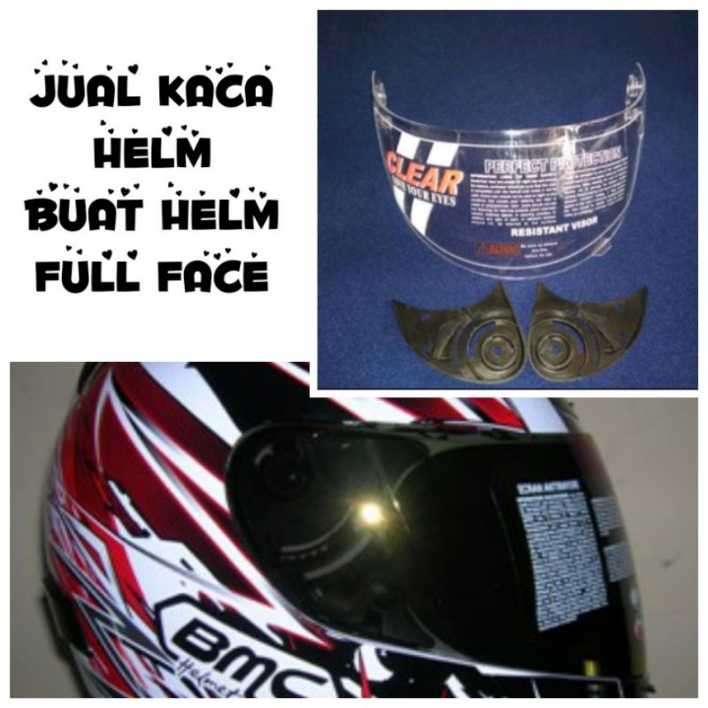 KACA HELM FULL FACE TEROPONG BMC STAR BLADE 200