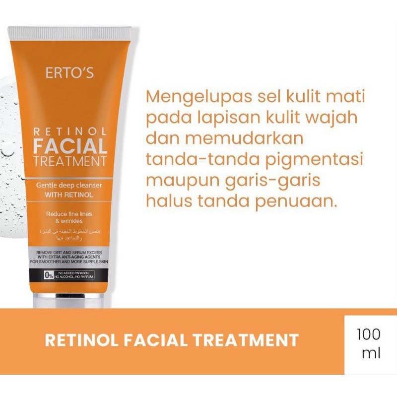 [SALE] ERTOS FACIAL TREATMENT NIACINAMIDE / RETINOL / ASTAXANTHINE / HYALURONIC