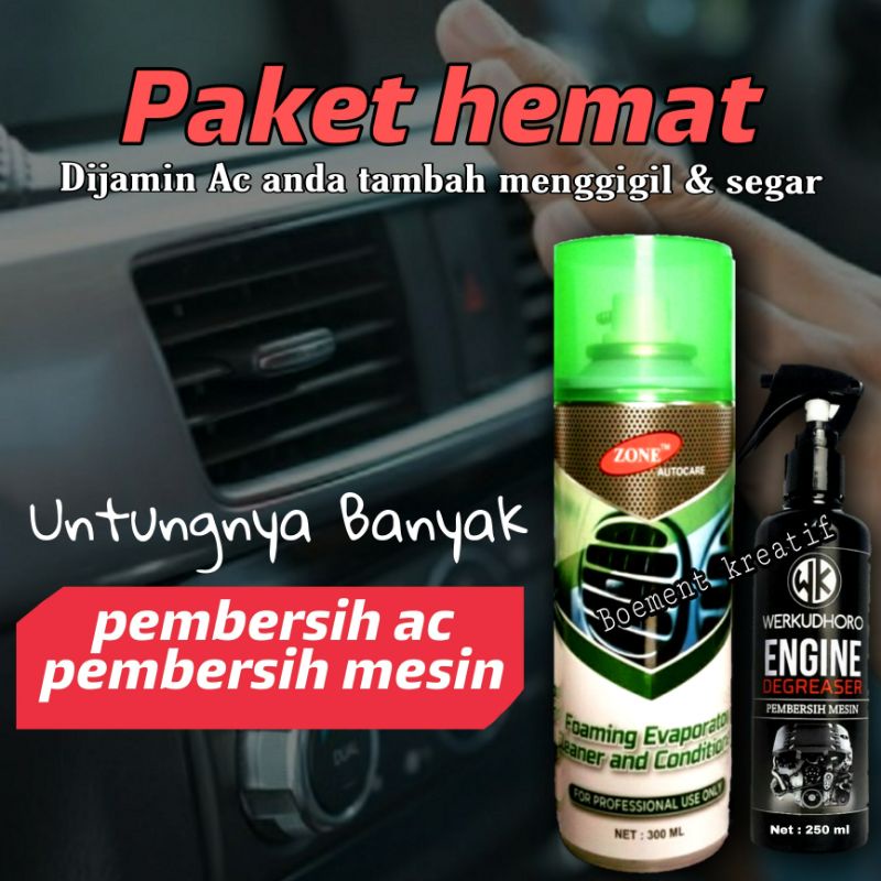 Pembersih ac mobil / Ac refresher / Penyegar udara mobil / Pembersih kerak ruang mesin/penghilang oli kotoran &amp; debu