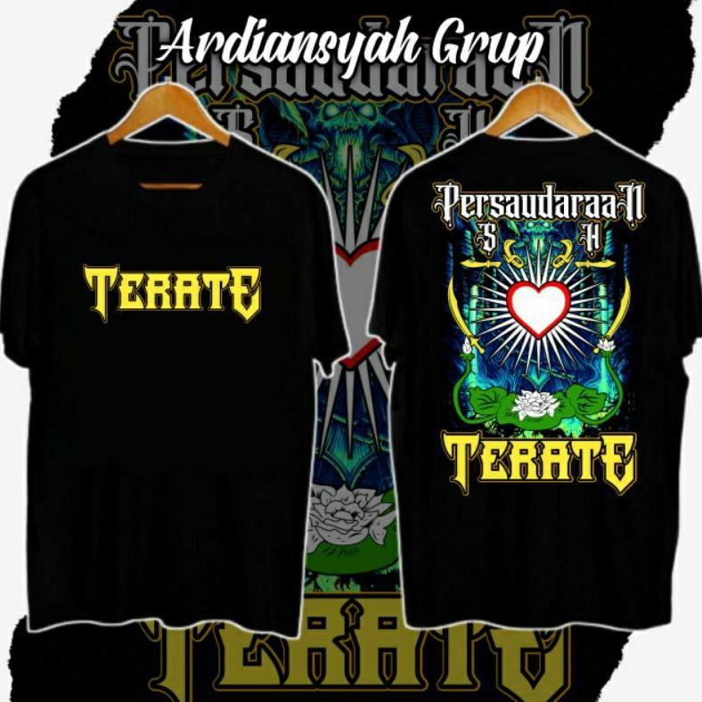 Kaos PSHT distro keren pria wanita TERATE FIGHTER WEAR