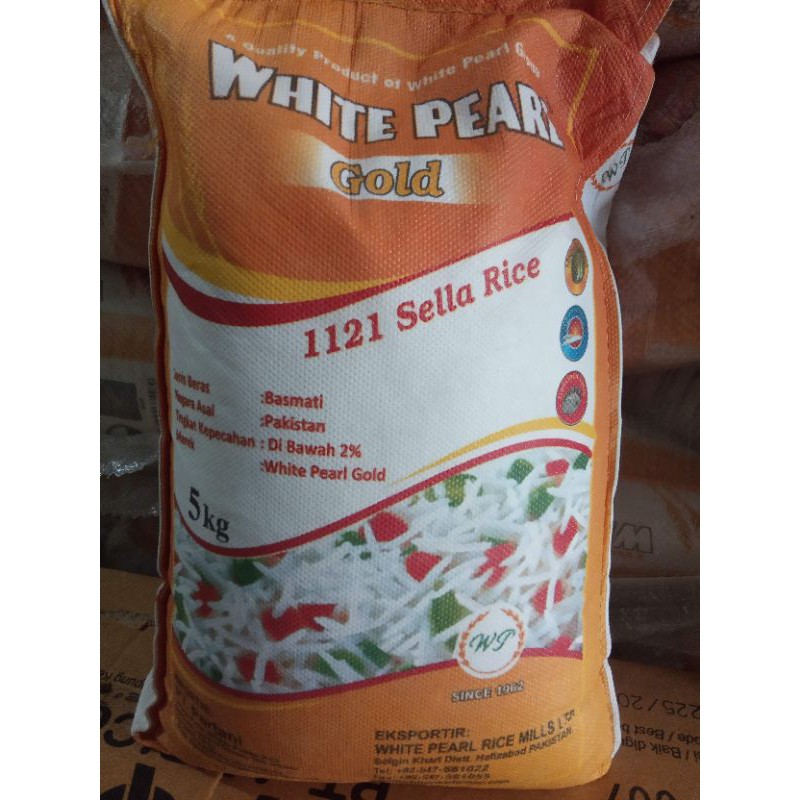 

Basmati Sella White Pearl dari Pakistan tidak mudah patah ukuran panjang 1121