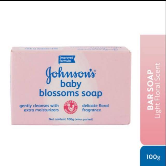 Johnson's baby soap 100gr (pink/putih)