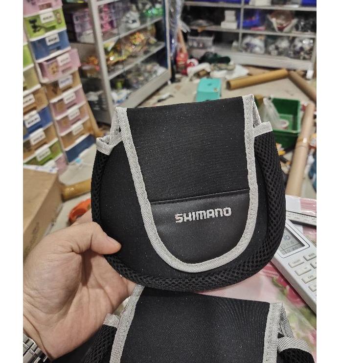 ✹ tas reel pancing pelindung reel sarung reel bag besar muat 3000 sampai 12000 ✰