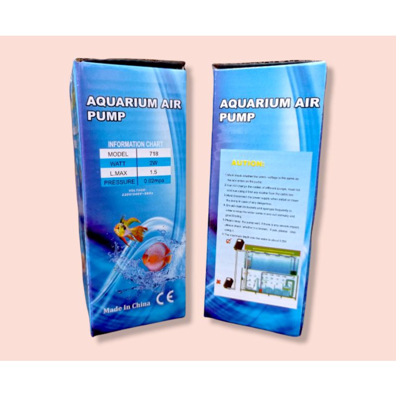 Pompa Udara Airpump Aerator 1Lubang LUCKINESS 718