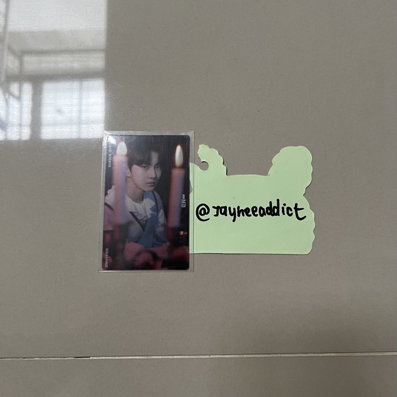 Enhypen jungwon lucky draw m2u bdo ld photocard pc