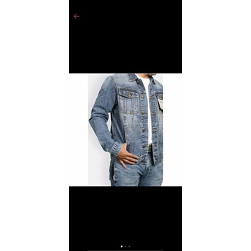 Jaket jeans pria brand Emba jeans