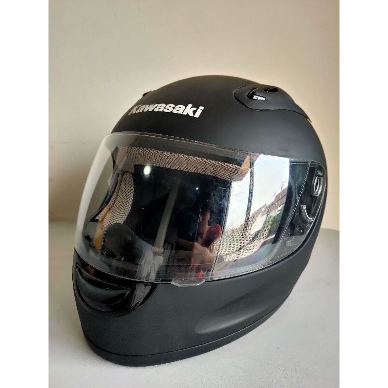 Preloved Helm Kawasaki Ninja 250, Helm Ninja 2nd, Helm Ninja, Helm Kawasaki Original, Helm Full Face