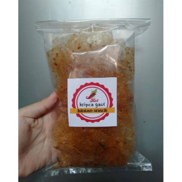 

Kripik kaca Extra Hot Cabe Merah ukuran 100 gram