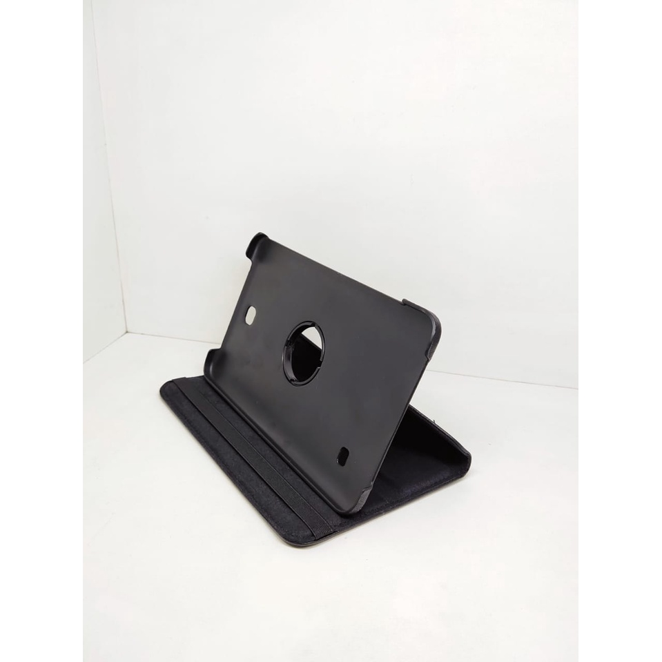 ROTARY Standing Case Samsung Tab T330 T350 T700 T715 Flip Cover Putar 360 Sarung Muter