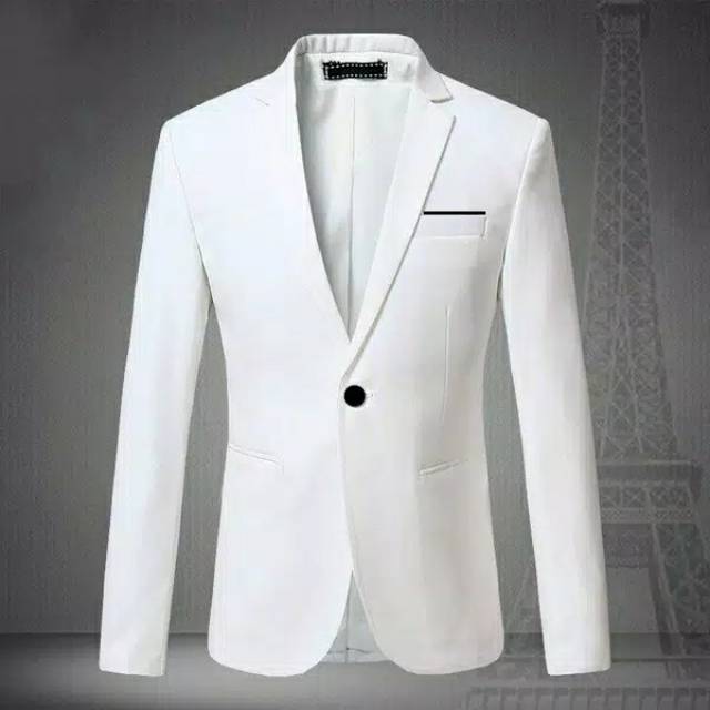 JAS PRIA PUTIH | JAS PUTIH PRIA | BLAZER PRIA PUTIH | JAS FORMAL PRIA | BLAZER PRIA | BLAZER PUTIH