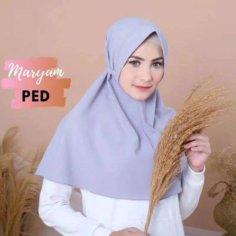 KERUDUNG MARYAM PET / BERGO PET TALI / HIJAB INSTAN