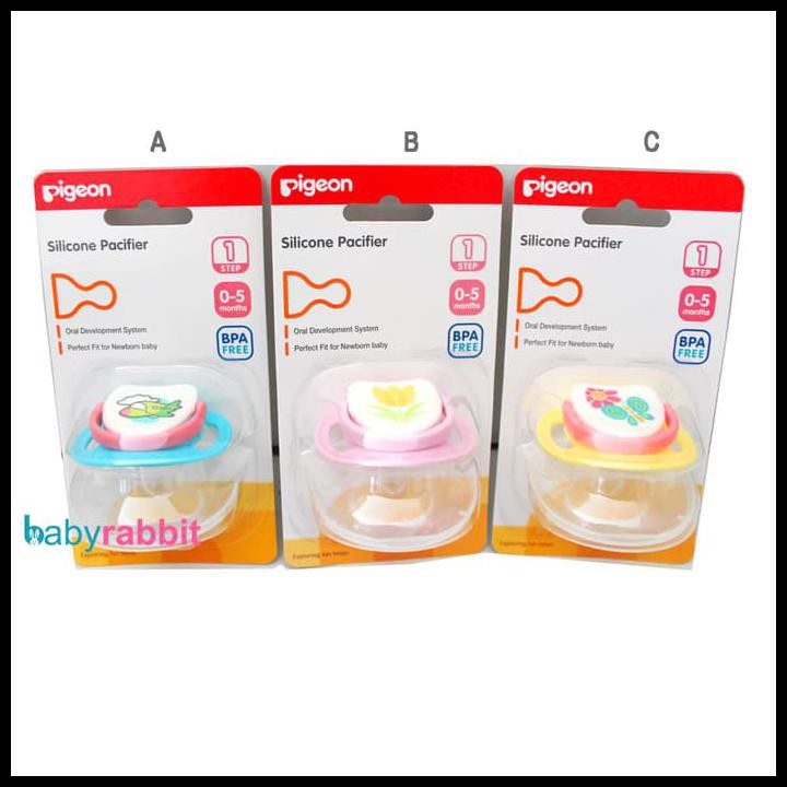 Jual Jual Pigeon Silicone Pacifier Step 1 0 5 Bulan Empeng Bayi Pigeon Dot Indonesia