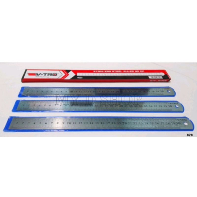 

Penggaris Besi Garisan 30cm Besi Stainless