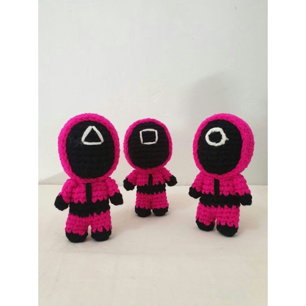BONEKA RAJUT AMIGURIMI SQUID GAME ANINDYA CROCHET