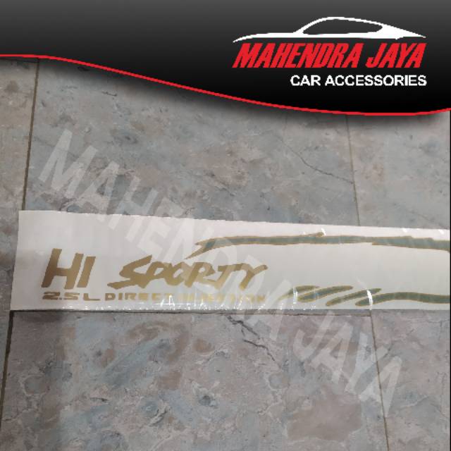Stiker Panther Hi Sporty / Sticker Body Samping Panther  Hi Sporty