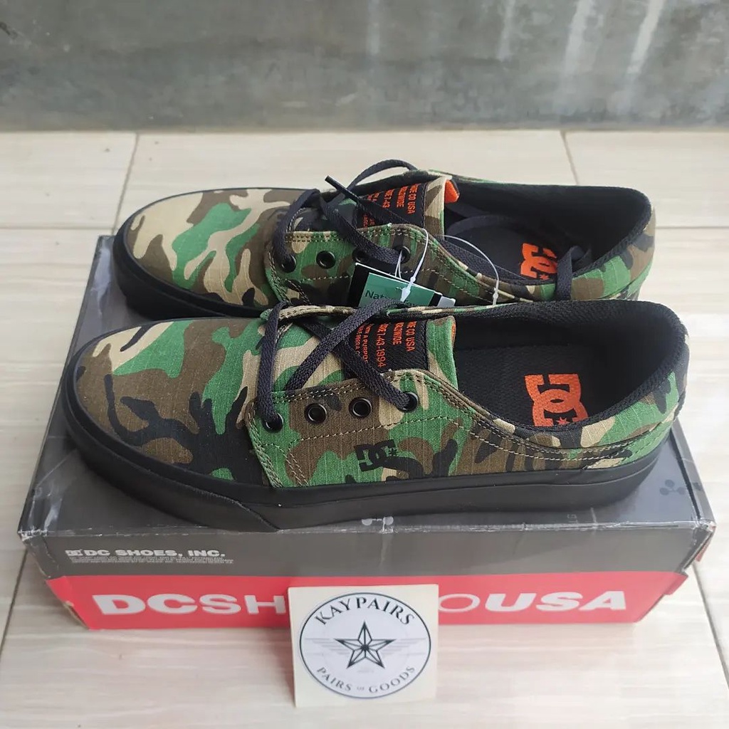 Sepatu DC Trase TX SE M Camo Gum ADYS300654-0CP Original Resmi