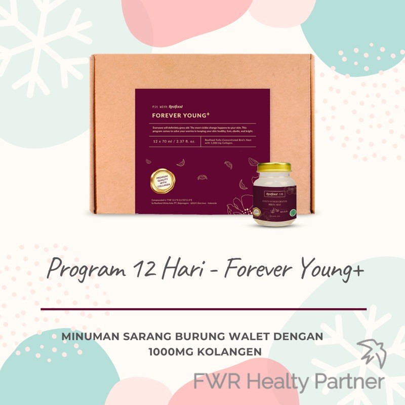 

Realfood Forever Young + Fully Concentrated Bird's Nest - Free Shopping Bag & Masker