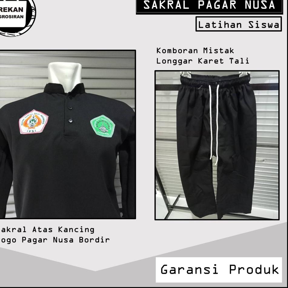 ‼️ Sakral Pagar Nusa - Sakral Siswa Pagar Nusa - Sakral Pagar Nusa Bordir - Baju Pagar Nusa - Baju S