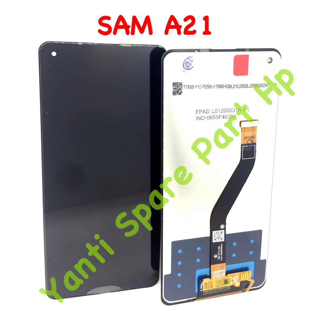 Lcd Touchscreen Samsung A21 A215 Original Fullset New