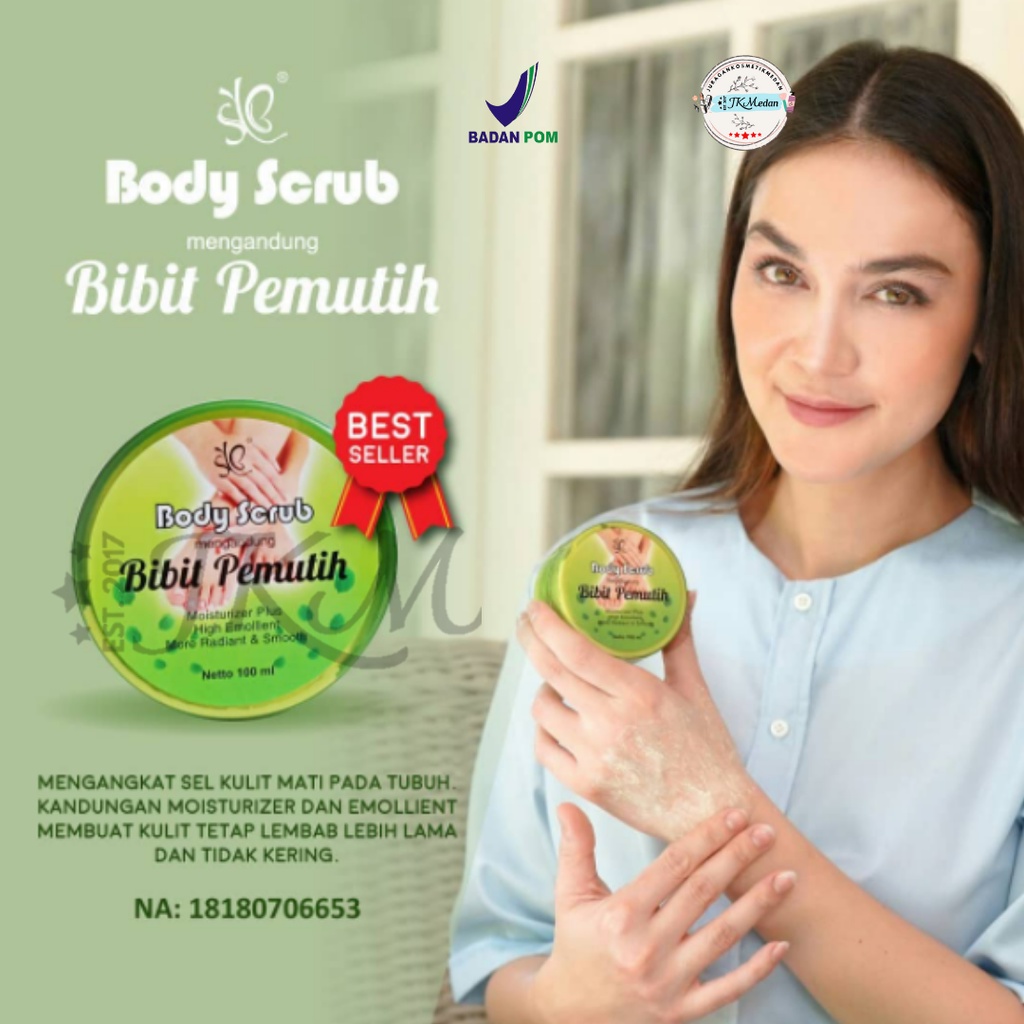 [BPOM] BODY SCRUB BIBIT PEMUTIH BODY SCRUB BPOM LULUR BIBIT