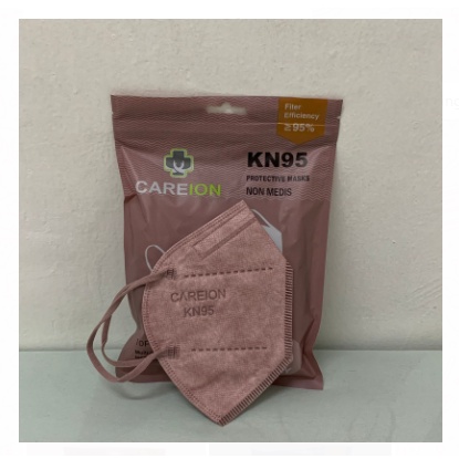 Careion Masker KN95 Premium KN95 isi 10 Pcs 5Ply Tali Sewarna Kemenkes