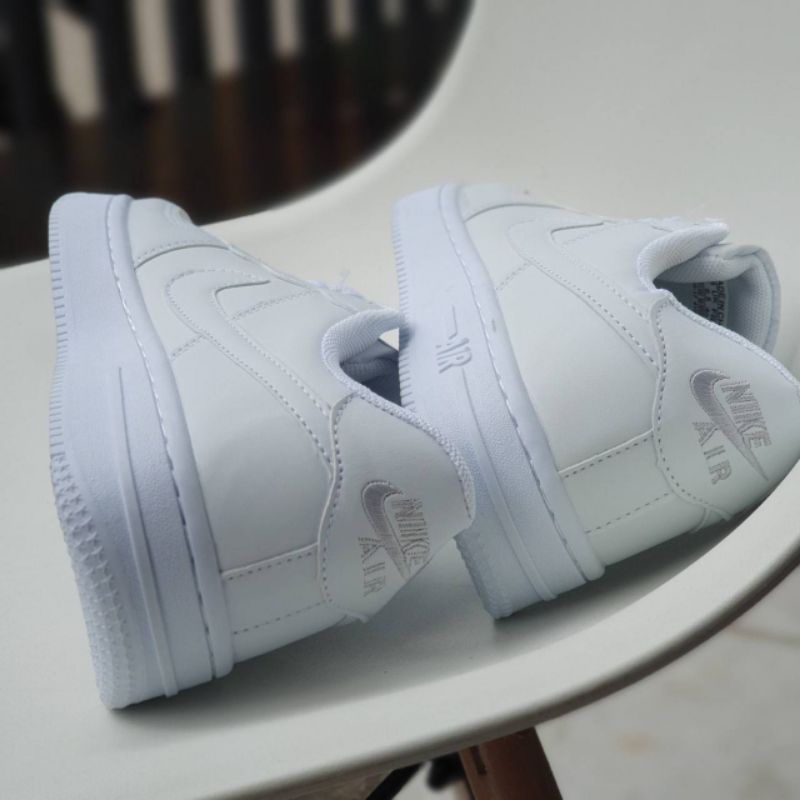 [BISA COD]  NIKE AIRFORCE 1 LOW FULLWHITE KUALITAS IMPORT