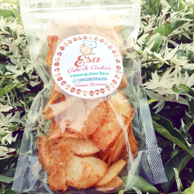 

Kripik singkong balado pedas manis