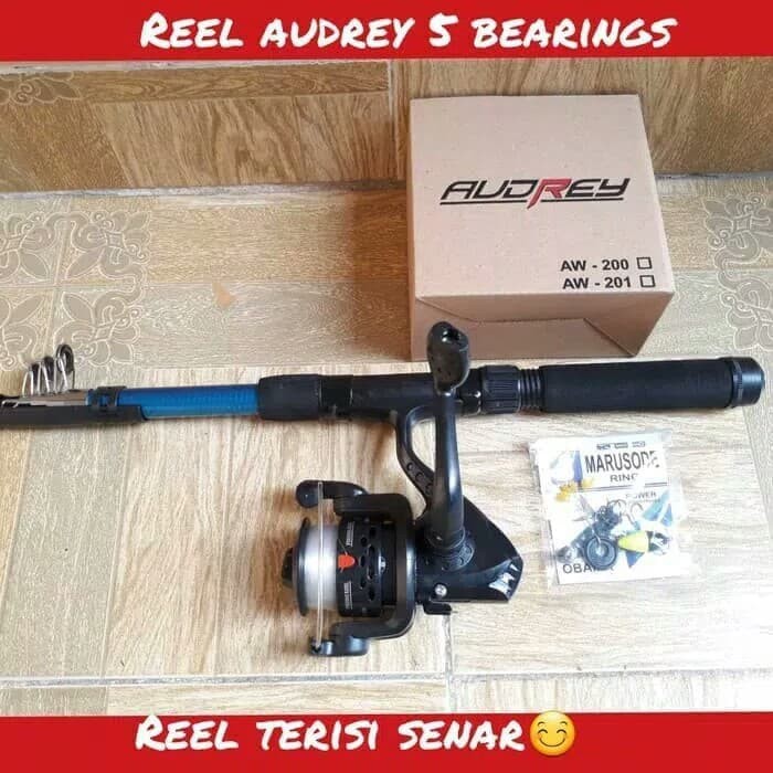 Promo Joran pancing satu set audrey Terlaris