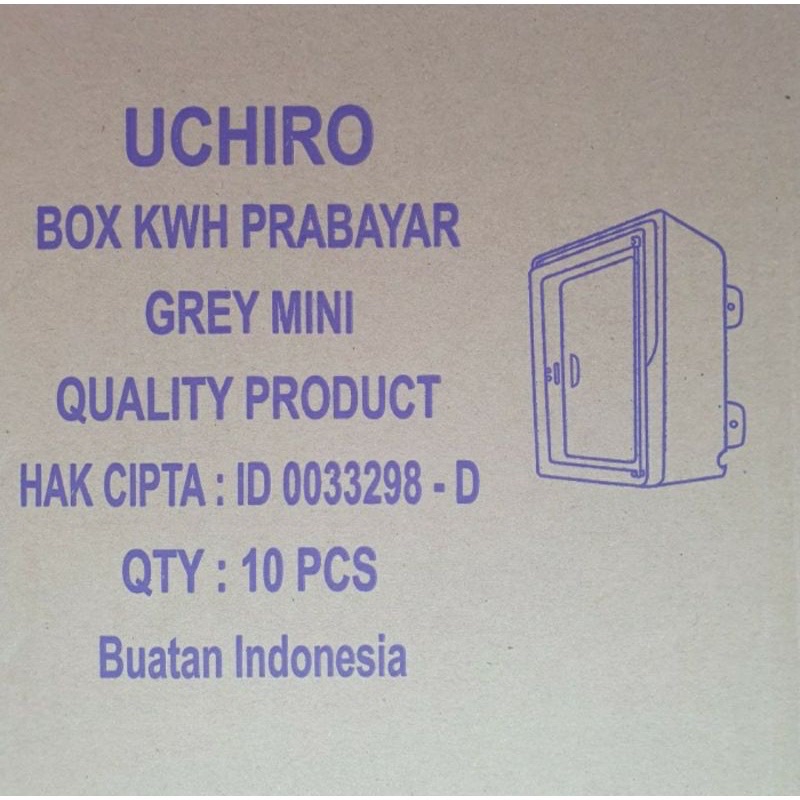 BOX KWH TOKEN LISTRIK COVER ANTI AIR DAN DEBU / BOX PELINDUNG