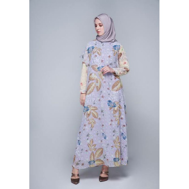 [NEW] Hibisca Dress Ria Miranda Size XL color purple