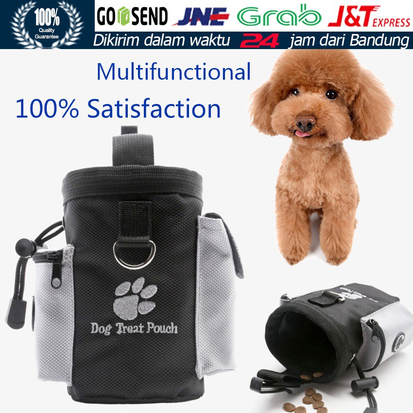 Pet Dog Puppy Pelatihan Kantong Anjing Berjalan Mengobati Makanan Snack Tas Luar Persediaan Hewan