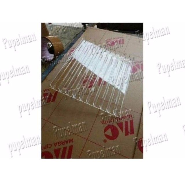 3pcs display kartu perdana Pajangan Mika Kartu Counter Konter HP Handphone Akrilik Kaca Bening