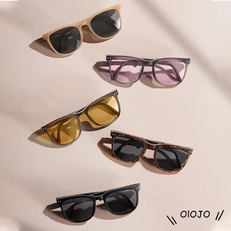 【COD】Foldable fashion and versatile glasses Portable women sunglasses men glasses uv400